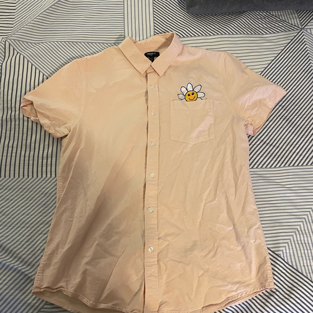 Forever 21 Flower button up (L)